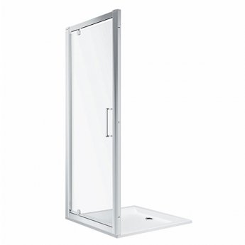Twyford Geo Pivot Shower Door - 6mm Glass
