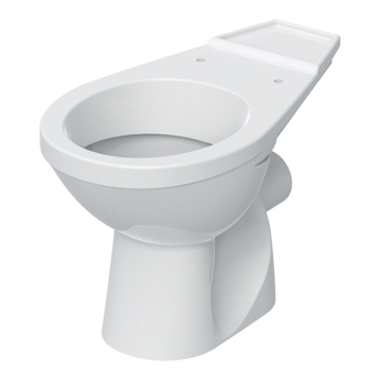 Twyford Option Close Coupled Toilet Push Button Cistern Pack - Standard Seat | Product Image
