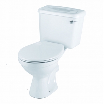 Twyford Option Close Coupled Toilet 6/4ltr Lever Cistern - Standard Seat