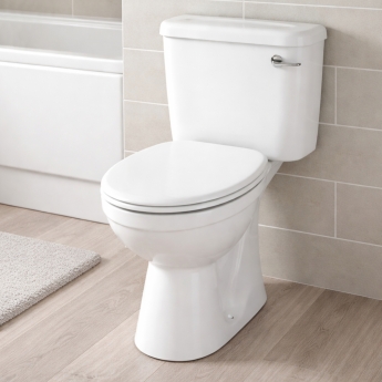 Twyford Option Close Coupled Toilet with Lever Cistern (inc Seat) | Product Image