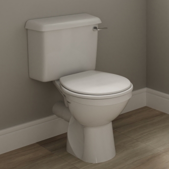 Twyford Option Close Coupled Toilet with Lever Cistern (inc Seat) | Product Image