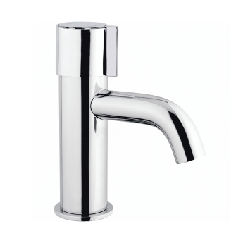 Twyford Sola Temperature Controlled Non-Concussive Monobloc Basin Tap Chrome | Product Image