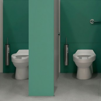 Twyford Sola School 300mm Rimless Back to Wall Toilet Pan (exc Seat) | Product Image