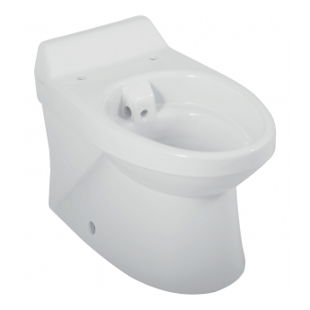 Twyford Sola School 300mm Rimless Back to Wall Toilet Pan (exc Seat) | Product Image
