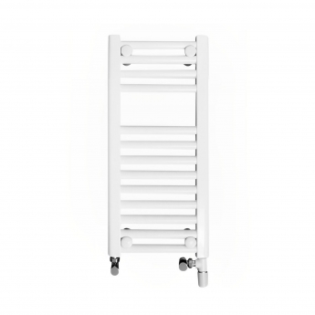 Ultraheat Chelmsford Straight Heated Towel Rail 700mm H x 420mm W - White | Product Image