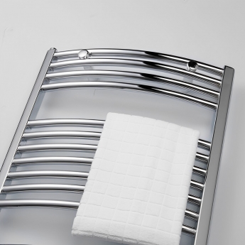 Ultraheat Chelmsford Curved Heated Towel Rail 1172mm H x 500mm W - Chrome