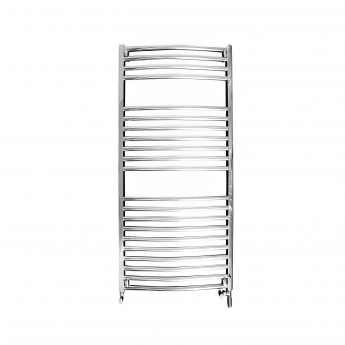 Ultraheat Chelmsford Curved Heated Towel Rail 1172mm H x 500mm W - Chrome