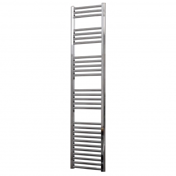 Ultraheat Eco-Rail Chrome 22mm Straight Electric Heated Ladder Towel Rail | Product Image