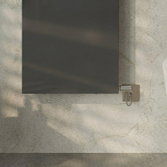 Ultraheat Heran Grey Anthracite Electric Aluminium Vertical Designer Radiator | Product Image