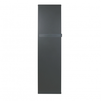Ultraheat Heran Grey Anthracite Electric Aluminium Vertical Designer Radiator | Product Image