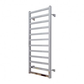 Ultraheat Karnak Chrome Square Tube Electric Designer Heated Towel Rail | Product Image