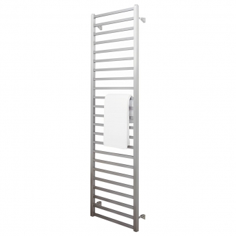Ultraheat Karnak Chrome Square Tube Electric Designer Heated Towel Rail | Product Image