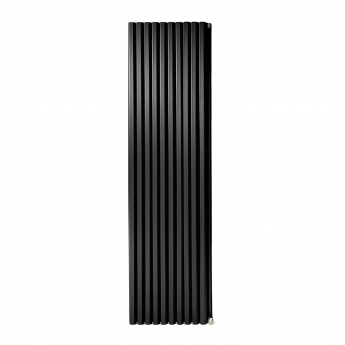 Ultraheat Klon Double Designer Vertical Radiator 1500mm H x 383mm W - Black