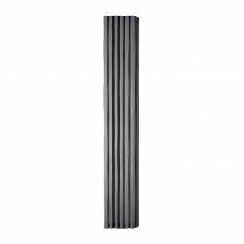 Ultraheat Klon Double Designer Vertical Radiator 1800mm H x 231mm W - Charcoal Grey