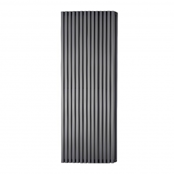 Ultraheat Klon Double Designer Vertical Radiator 1800mm H x 535mm W - Charcoal Grey