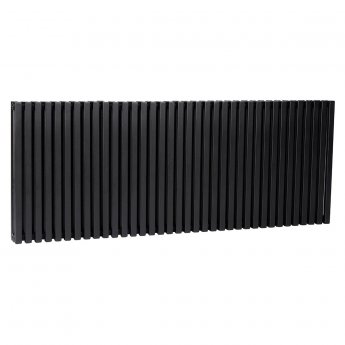 Ultraheat Klon Double Designer Horizontal Radiator 600mm H x 1371mm W Black