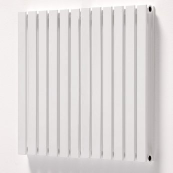Ultraheat Linear Double Designer Horizontal Radiator 600mm H x 639mm W White
