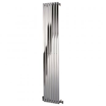 Ultraheat Linear Single Designer Vertical Radiator 2000mm H x 374mm W Chrome
