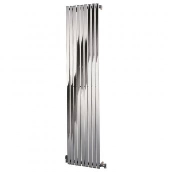 Ultraheat Linear Single Designer Vertical Radiator 1500mm H x 480mm W Chrome