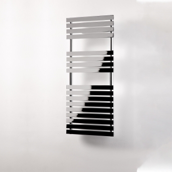Ultraheat Poplar Flat Panel Heated Towel Rail 1106mm H x 500mm W - Chrome
