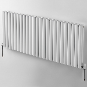 Ultraheat Sofi Double Designer Horizontal Radiator 600mm H x 1419mm W White