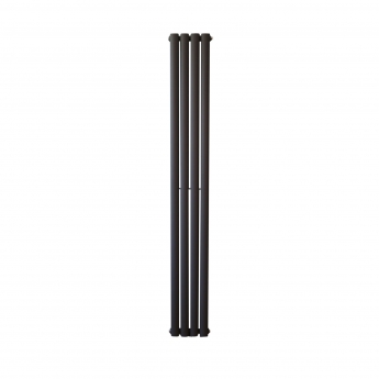 Ultraheat Sofi Single Designer Vertical Radiator 1500mm H x 239mm W - Black