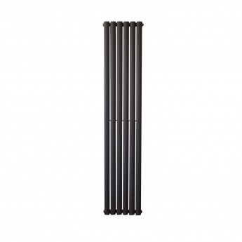 Ultraheat Sofi Single Designer Vertical Radiator 1500mm H x 357mm W - Black