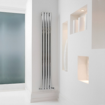 Ultraheat Sofi Single Designer Vertical Radiator 2000mm H x 232mm W Chrome