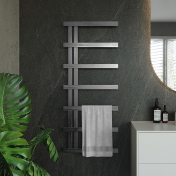 Ultraheat Stile Stainless Steel Electric Designer Heated Towel Rail | Product Image