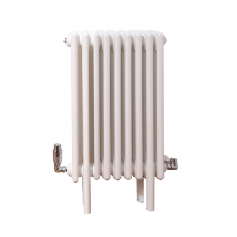 Ultraheat Tubular 3-Column Radiator 400mm H x 421mm W 9 Sections - White