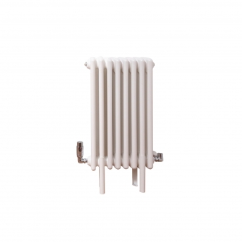 Ultraheat Tubular 3-Column Radiator 600mm H x 377mm W 8 Sections - White