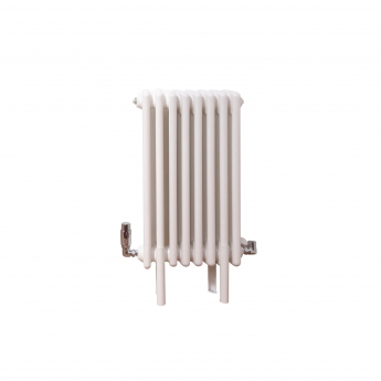 Ultraheat Tubular 3-Column Radiator 600mm H x 377mm W 8 Sections - White
