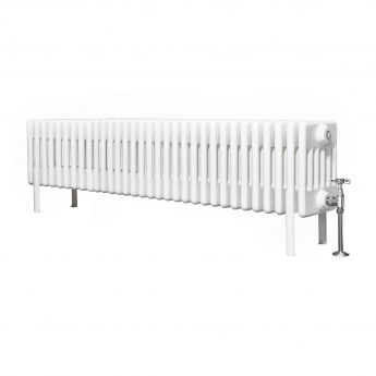 Ultraheat Tubular 6-Column Radiator 300mm H x 1617mm W 32 Sections - White | Product Image