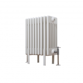 Ultraheat Tubular 6-Column Radiator 500mm H x 421mm W 9 Sections - White