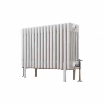 Ultraheat Tubular 6-Column Radiator 500mm H x 731mm W 16 Sections - White