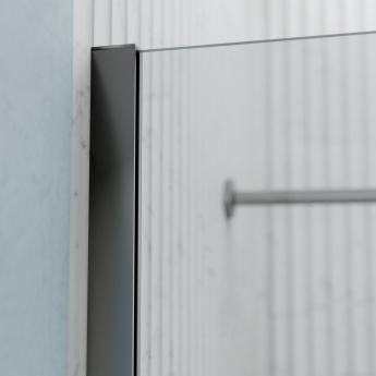 Valo Altitude Gunmetal 2000mm Walk-In Shower Enclosure | Product Image