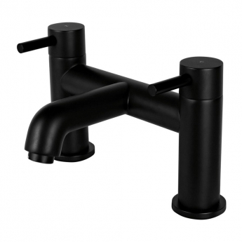 Vema Maira Bath Filler Tap Pillar Mounted - Matt Black | Product Image