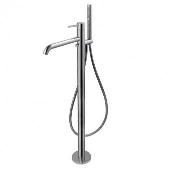 Vema Maira Freestanding Bath Shower Mixer Tap with Shower Kit - Chrome
