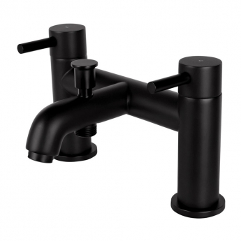 Vema Maira Bath Shower Mixer Tap with Shower Kit - Matt Black
