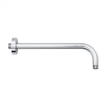 Vema Round Wall Mounted Shower Arm 300mm Length - Chrome