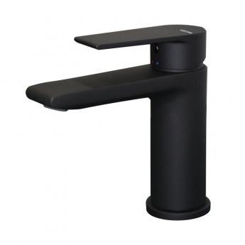 Vema Timea Basin Mixer Tap Single Handle - Matt Black