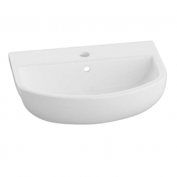 Verona Advantage Semi-Recessed Basin 500mm Wide 1 Tap Hole