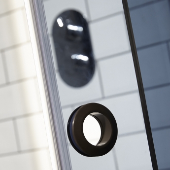 Verona Aquaglass+ Sphere Tinted Offset Quadrant Shower Enclosure 1200mm x 900mm LH - 8mm Glass