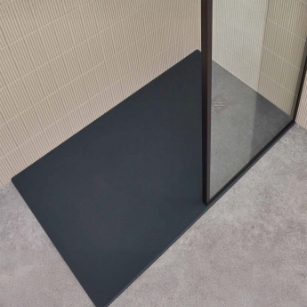 Verona Ardesia Slate Effect 24mm Rectangular Shower Tray (inc Waste)