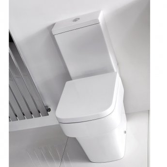 Verona Avenue Bathroom Cloakroom Suite (Close Coupled Toilet 550mm Basin)