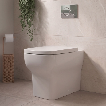 Verona Bella Back to Wall Toilet with Soft Close Seat | Product Image