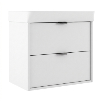 Verona Brivo 600mm 2-Drawer Wall Hung Vanity Unit with Basin | Product Image