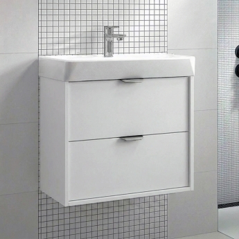 Verona Brivo 600mm 2-Drawer Wall Hung Vanity Unit with Basin | Product Image