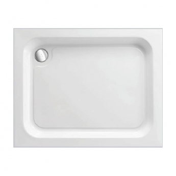 Verona Classic Deep 80mm Stone Resin Rectangular Shower Tray (inc Waste)
