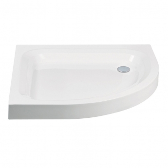 Verona Classic Deep 80mm Stone Resin Quadrant Shower Tray (inc Waste)